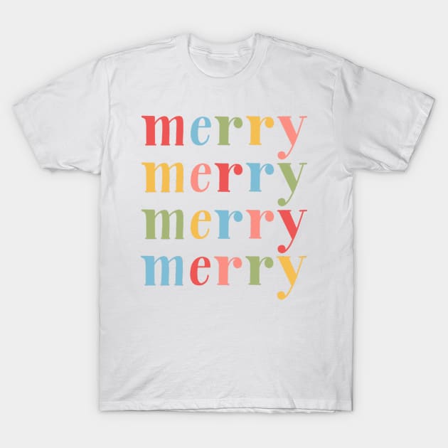 merry christmas T-Shirt by nicolecella98